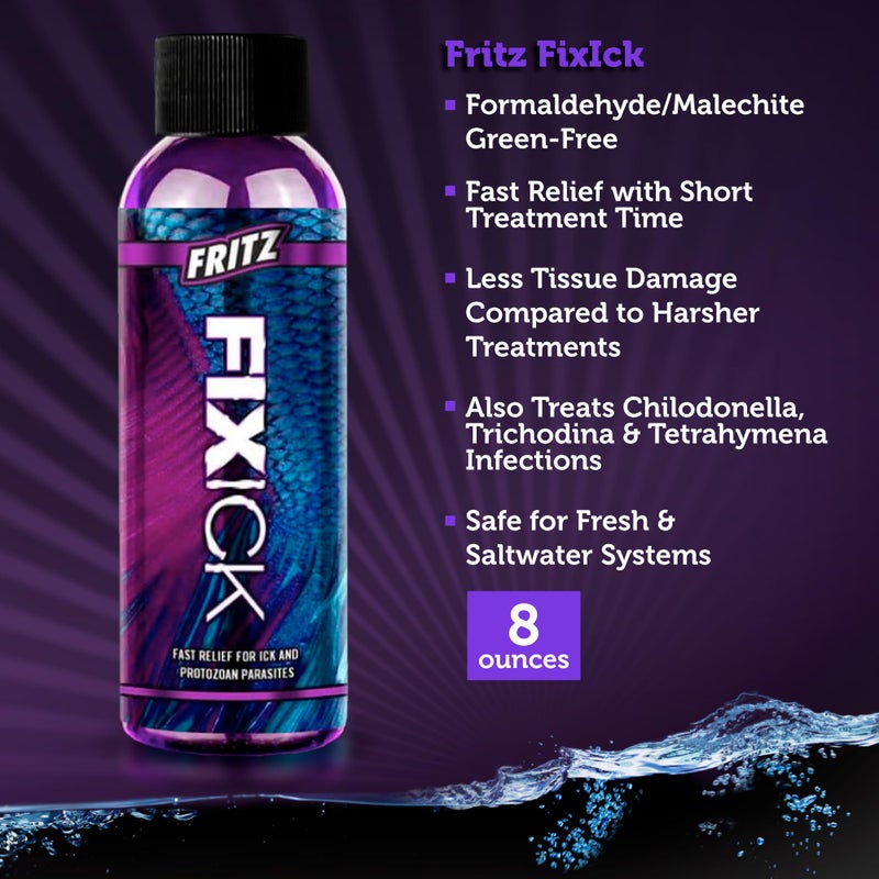 Fritz Aquatics FZ Fixick8oz Treatment for Fresh and Saltwater Fish (8 oz) (Pack of 1) - Image 2